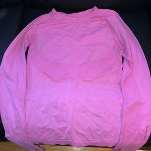 Pink Thermal Shirt w/ thumb holes
